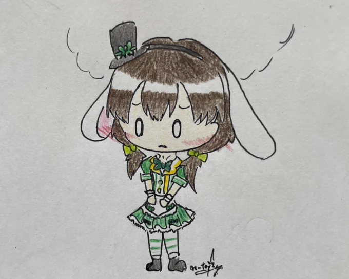 #みなさん去年の今頃はどんな絵描いてましたか
プリコネだとアユミちゃん
ウマだと会長にダジャレ言わせてました

後にデジタルに移行するとも知らずに… 