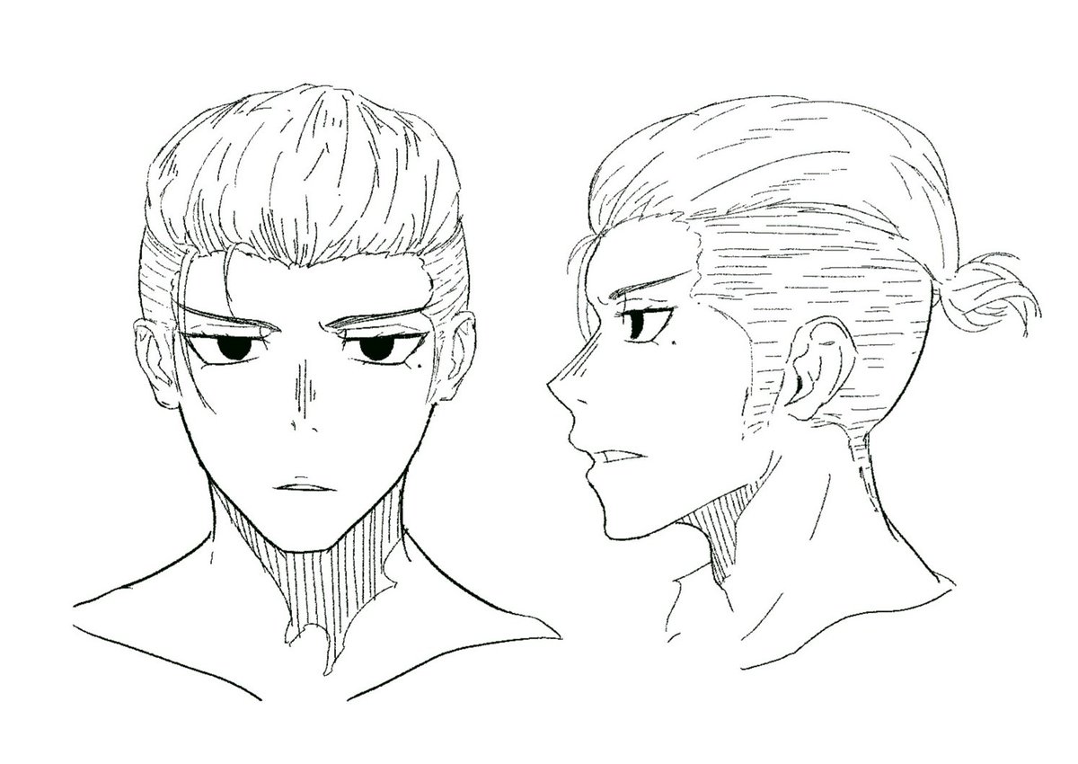 男を滅多に描かない私がオリキャラ作りました(まだ顔だけ) 