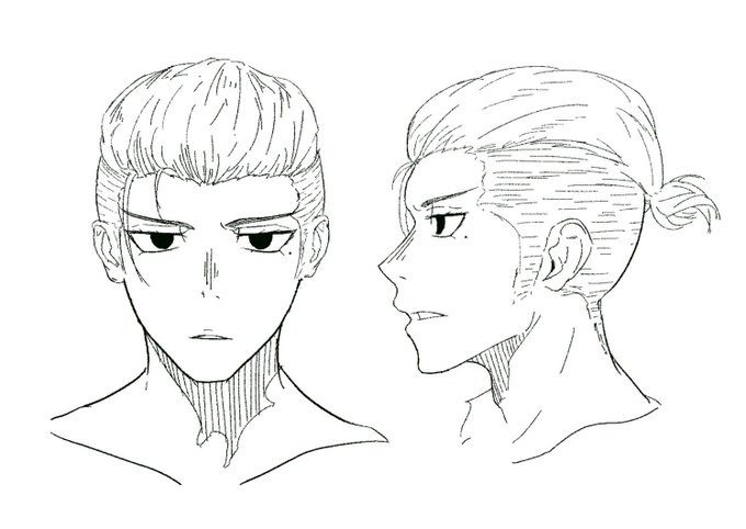 男を滅多に描かない私がオリキャラ作りました(まだ顔だけ) 