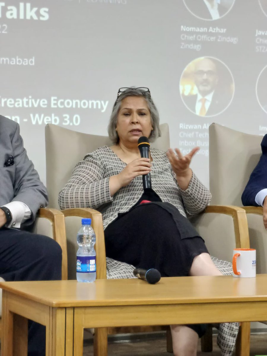 saminarizwan12's tweet photo. Super panel! ‘Democratisation of Power, #OpenAccess, Mobilization of Civil Society, Influencing Govt towards #GoodGovernance thru a #ParticipatoryProcess’. #Web3 enables this! Thx @CxOGlobalForum @kanwalmasroorb for the opportunity to rep @CodeforPakistan https://t.co/3Vow5ciTfQ