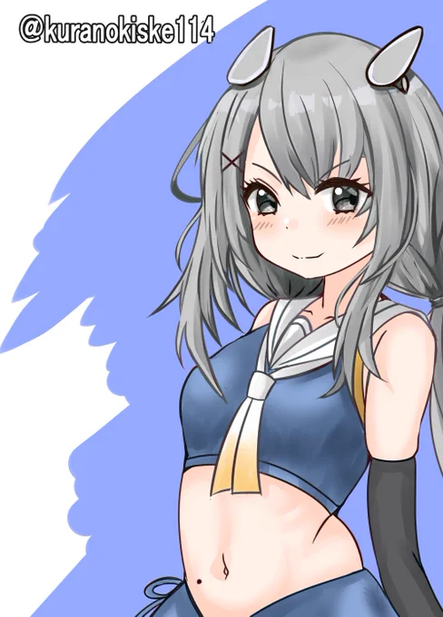 伊201 フレイさん。#艦これ版深夜の真剣お絵描き60分一本勝負#艦これ版真剣お絵描き60分一本勝負_20220722 