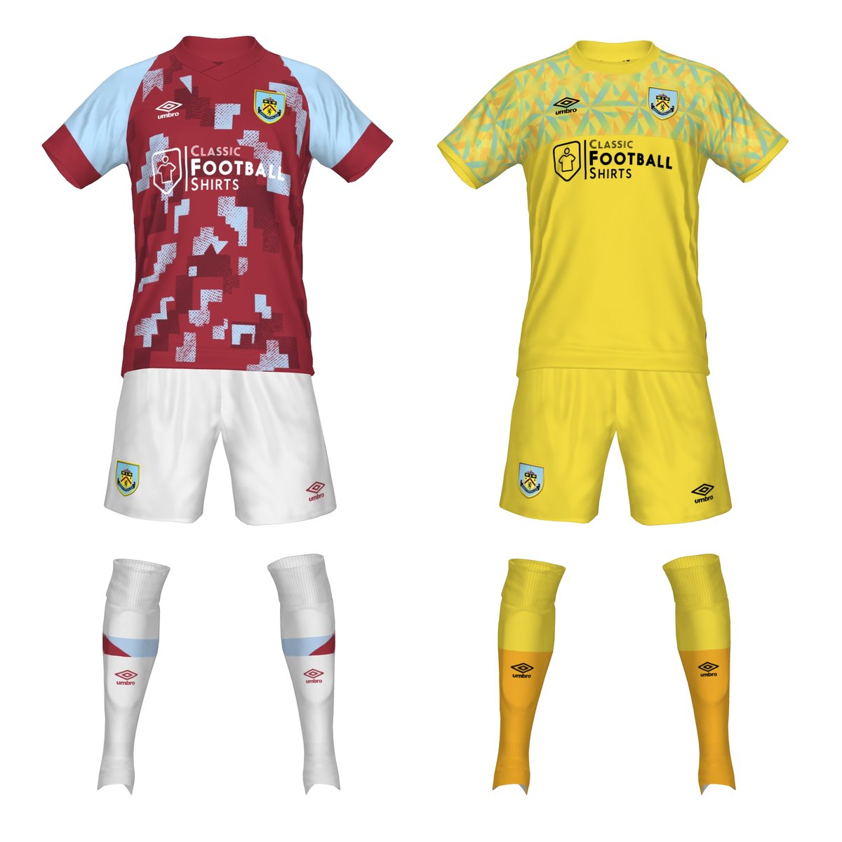 jp_kits's tweet photo. Official: Burnley Home &amp; GK Kits 22-23

GK kit now available on Drive:https://t.co/M93HMVTv5I

#pes2021  #pes21 #peskit #kitmaker #BurnleyKit #eFootball2022 #Clarets
@BestPESKits @PESMasterSite @EditemosPES https://t.co/4uCBXTEkUm