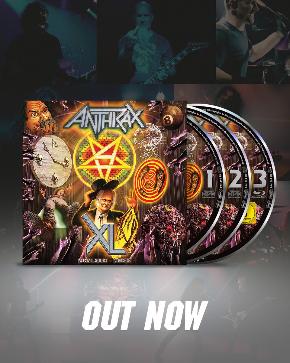 Europe & U.K - Pick up Anthrax XL 3 disc set digipak today‼️💀 nblast.de/AnthraxXLDigi