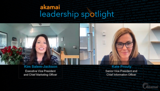 AlexandraWPB's tweet photo. This #Leadership Spotlight Series hosted by @Akamai's @ksalem09 is a great listen. In this episode, Kim interviews Kate Prouty, Akamai's SVP and CIO. https://t.co/ge2bo2zCEk https://t.co/j9puSeg83t