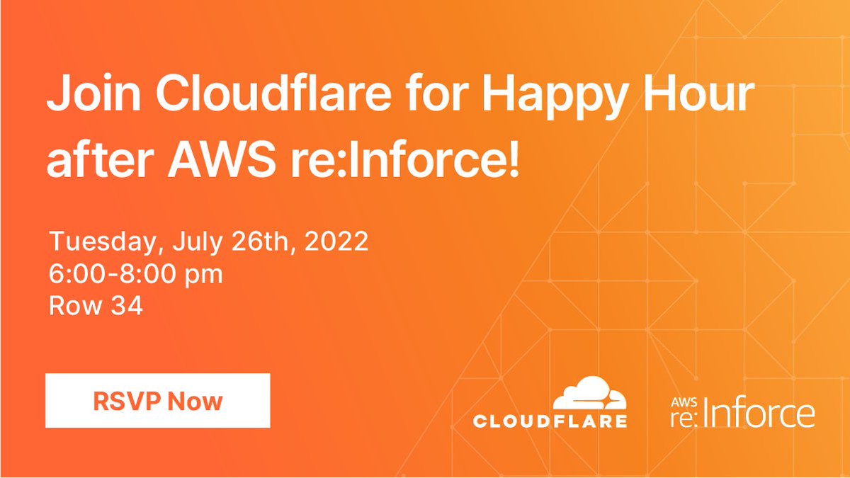 Cloudflare on Twitter: "We're going to AWS re:Inforce 2022! Join us for