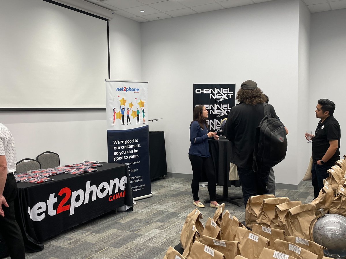 net2phoneCanada's tweet photo. 👀ChannelNEXT Winnipeg went off without a hitch on July 6th and our Channel Sales Manager, Jennifer, was happy to chat new #opportunities that exist within the coming months for #net2phone! https://t.co/RawTyZiWOf
