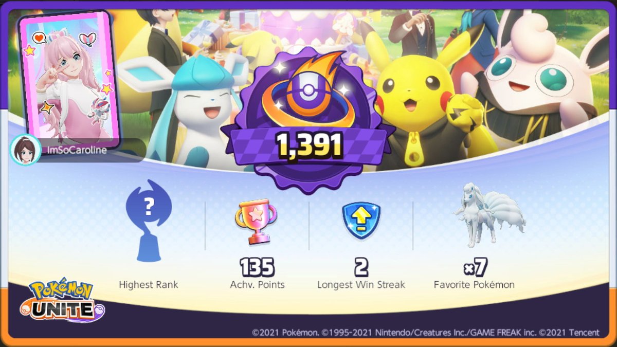 ImSoCaroline's tweet photo. #PokemonUNITE #NintendoSwitch https://t.co/RgWxzWwypH