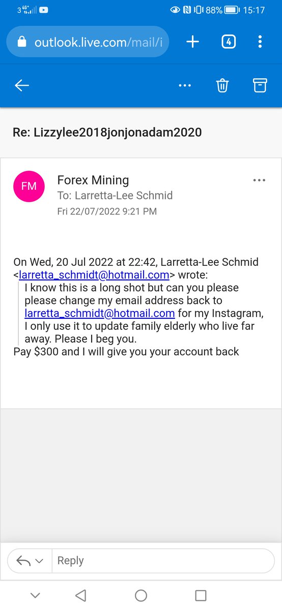 llhardy1's tweet photo. @instagram I'm getting blackmailed to get my account back from a hacker. This person has nothing but photos of my young children @instagram will not help in any way https://t.co/dNrjauMQ9e
