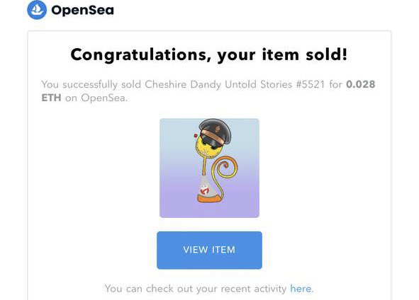 🔥Untold Stories Cheshire Dandy🔥 #sold <a href="/opensea/">OpenSea</a> <a href="/Karate_Stickman/">Karate_Stickman</a> opensea.io/collection/unt… #NFTs #NFTartist #NFTartwork #NFTCommuntiy #FolloForFolloBack #Etherum