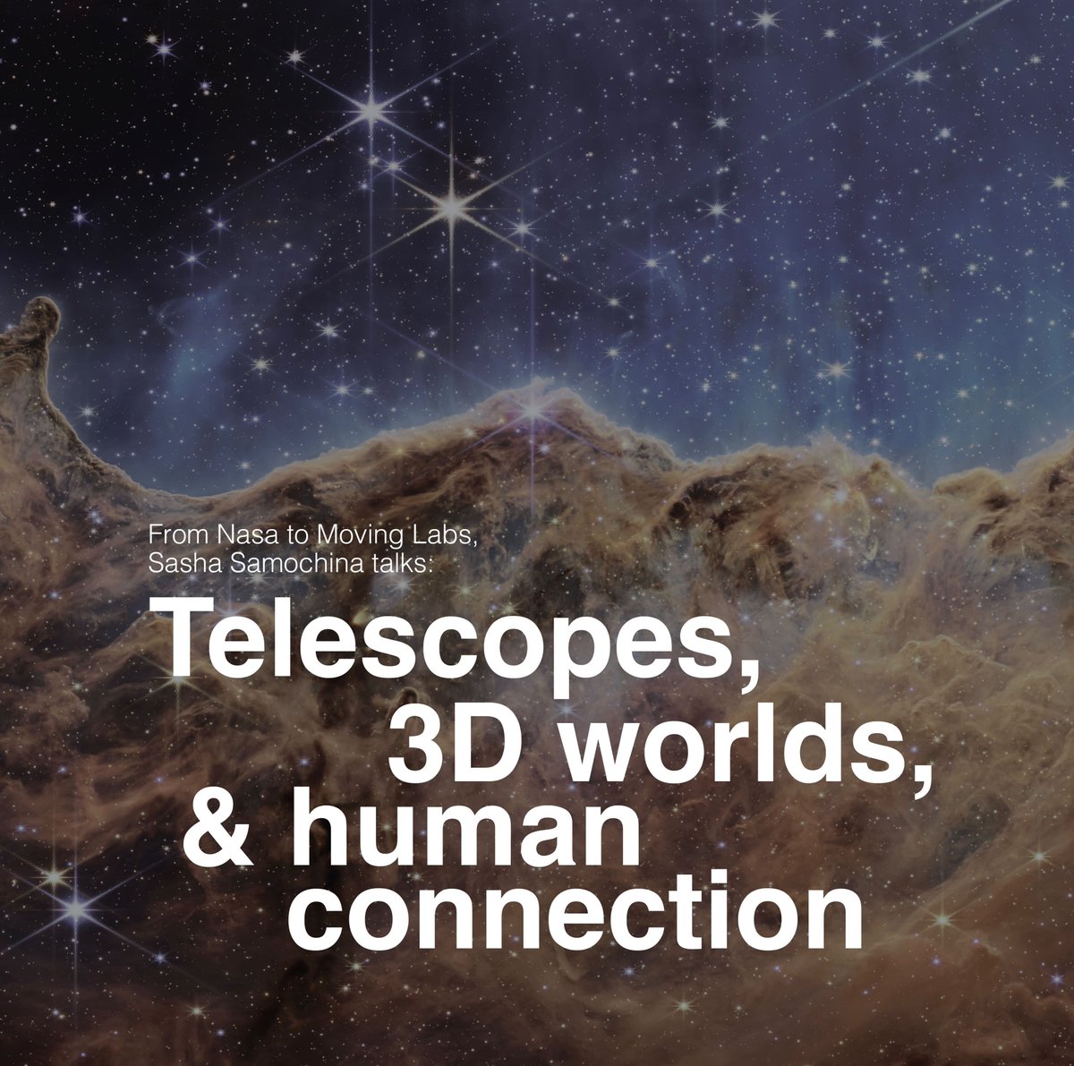 Our latest <a href="/Medium/">Medium</a> story comes from an interview with our very own <a href="/cloudsasha/">Sasha Samochina</a> as we marvel at the #JamesWebb imagery. Sasha talks Telescopes, 3D worlds, and human connection. movingbrands.medium.com/from-nasa-to-m…
