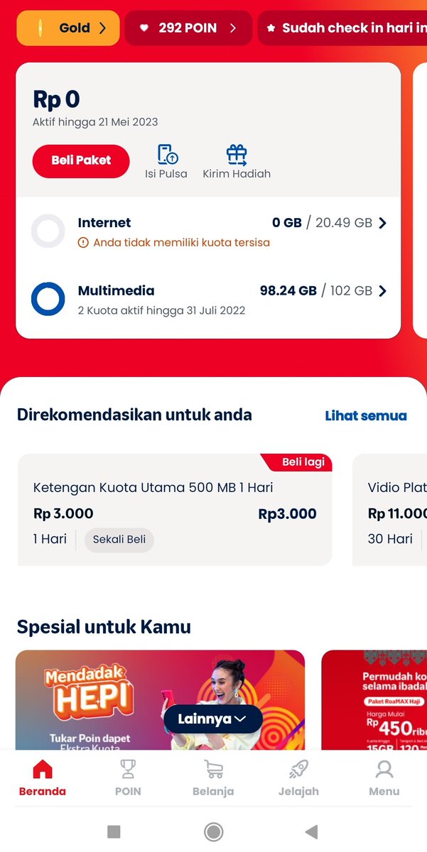 lifelessontips's tweet photo. @Telkomsel Gimana ni min? Kuota di pecah pecah ga bisa dipake kalau diisi kuota utama yg dihabisin kuota utama terus.. aneh https://t.co/ALpk9aWHNW