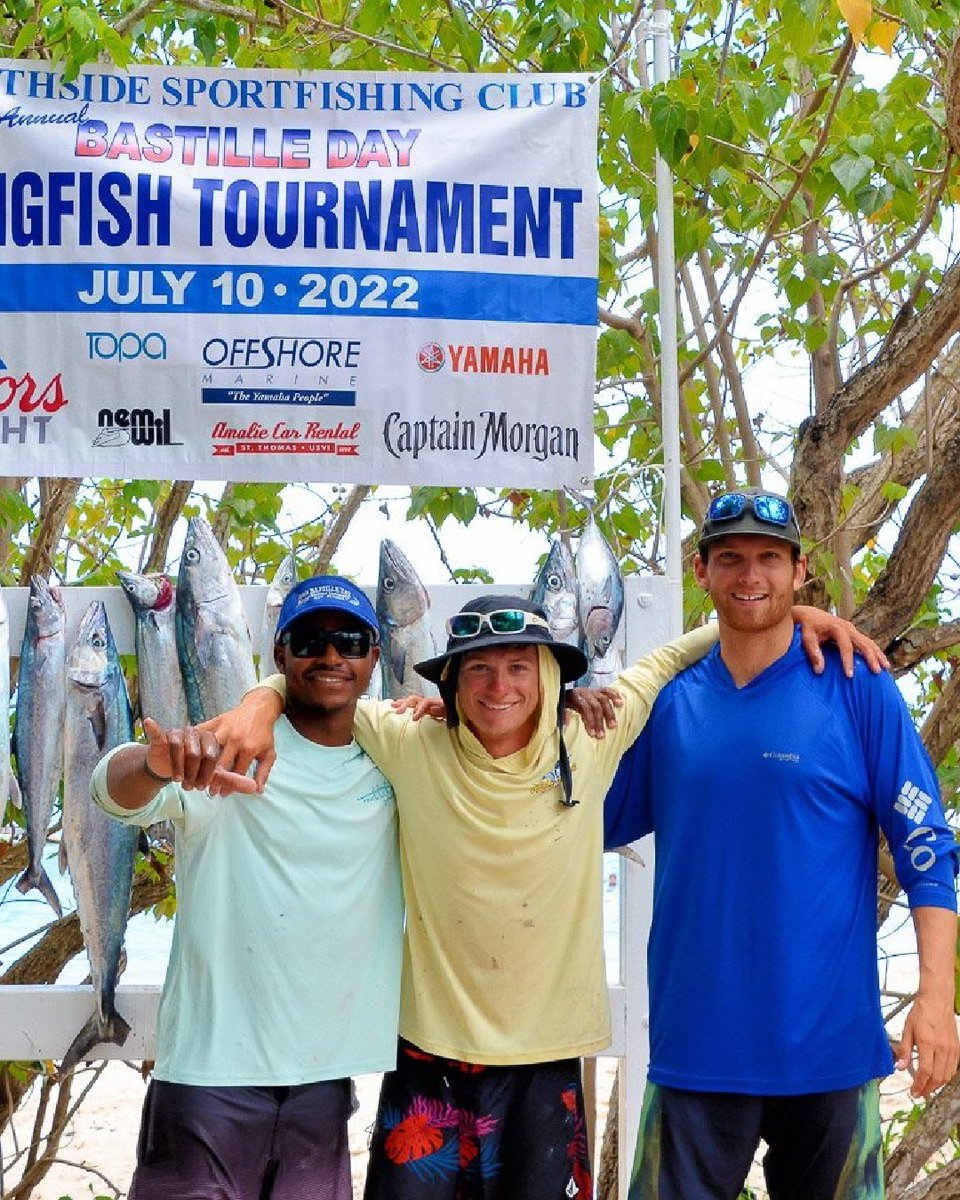USVItourism's tweet photo. Scenes from the 32nd annual Bastille Day Kingfish Tournament, which returned to #HullBay in St. Thomas earlier this month. 🎣
Learn more about this #StThomas tradition:
https://t.co/HRFqg17ZYt
📷: Dean Barnes // Northside Sportfishing Club
#VisitUSVI #USVirginIslands #USVI https://t.co/t9POyzDzkR