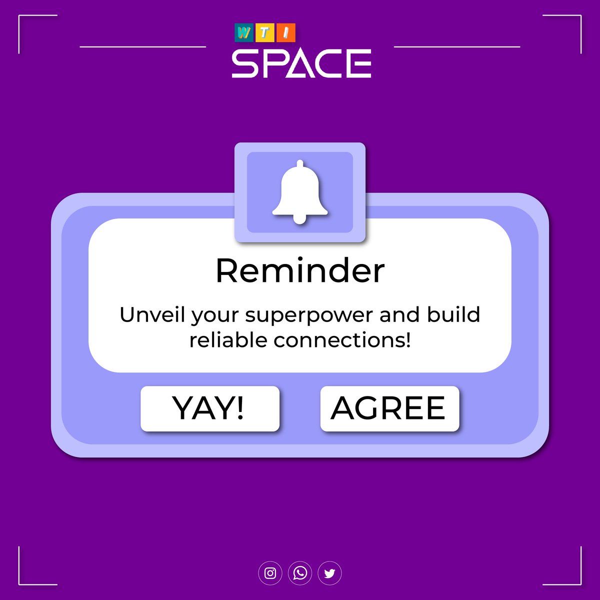 WtiSpace's tweet photo. Curating the right-fit talent for meaningful engagement! 

Have you registered yet? 

. 
. 

#influencer #InfluencerMarketing #Influencers #wti #wetheinfluencer https://t.co/6Z8t4n9rgU