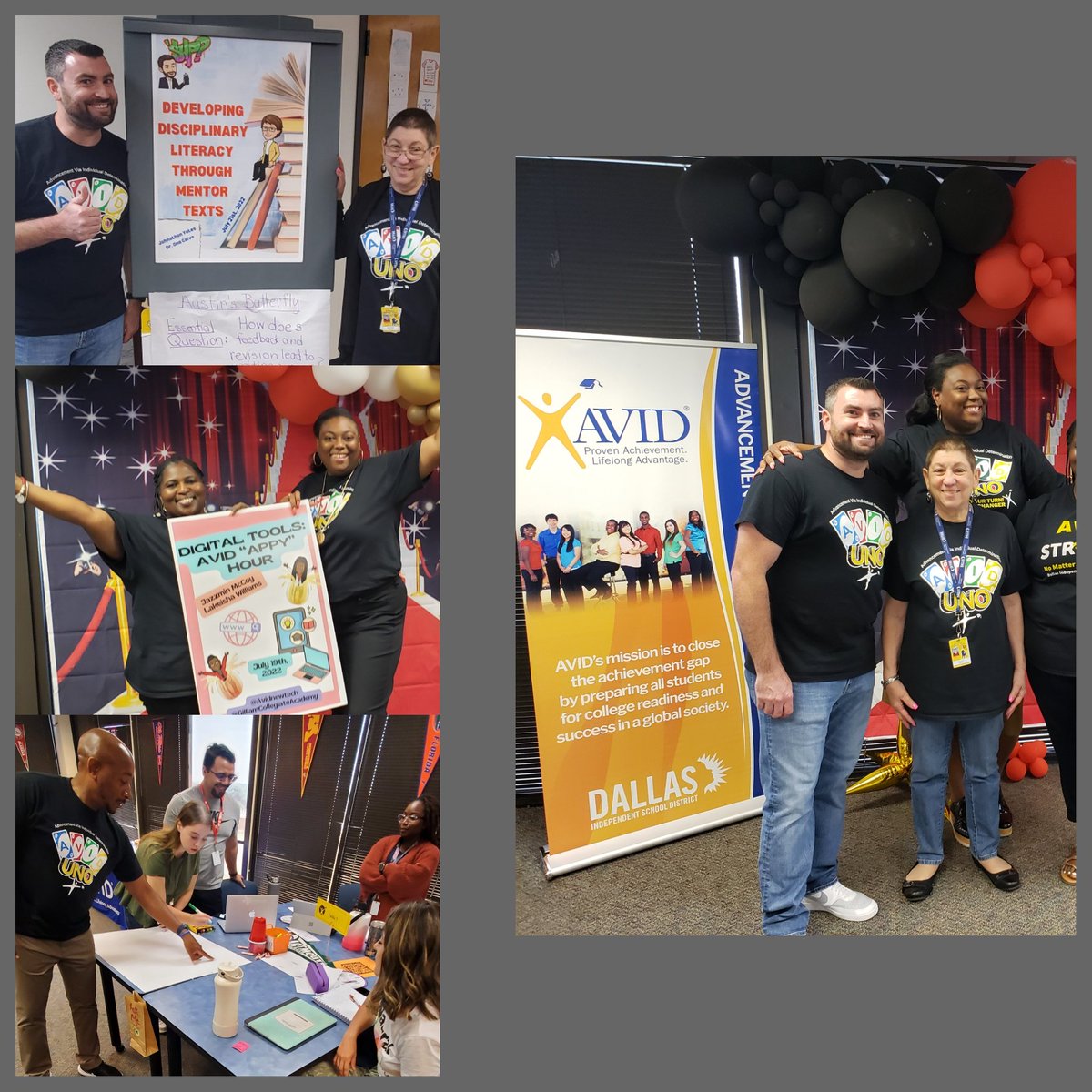 DALLASISDAVID's tweet photo. Thank you to our AVID Task Force for a great week of facilitating! You ROCK! @ba_avid @BHMaconDISD @NewTechDISDAVID @GilliamAcademy https://t.co/QVDZrznZ0h