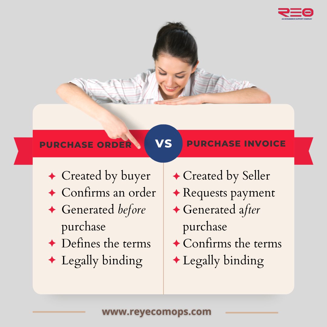 reyecomops's tweet photo. PO vs PI ✔️

#ecommerce #tip #ecommercetips #ecommerceus #us #purchaseorder #purchaseinvoice https://t.co/P91p2mcaau