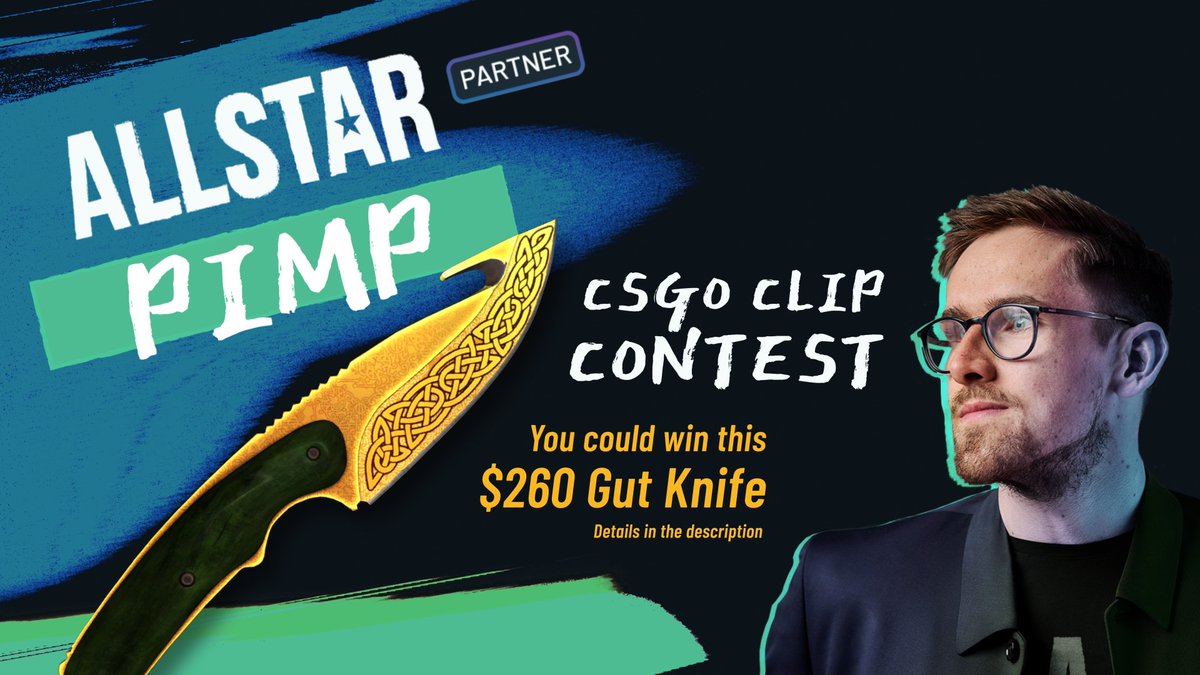 PimpWinneche's tweet photo. Together with @Playsharestar I'm hosting a spicy clip competition ❤️‍🔥

Enter by submitting your #1 Allstar clip on Twitter via. #AllstarPimp for a chance to win the $260 Gut Knife! Please include both video + its direct URL ☝️

Announcing the winner in 10 days on stream! 👊 https://t.co/dAazWUp9EX