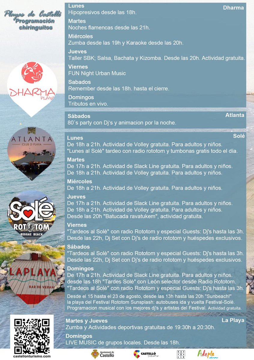 VenACastellon's tweet photo. Es tiempo de verano y por tanto de disfrutar de las playas de #castelló y toda la oferta de gastronomía y ocio que ofrecen los chiringuitos. @GuiaDelOcioOf @AjuntCastello @GVAturisme @turcastellon @GASTROactitud https://t.co/IenNpf7idu