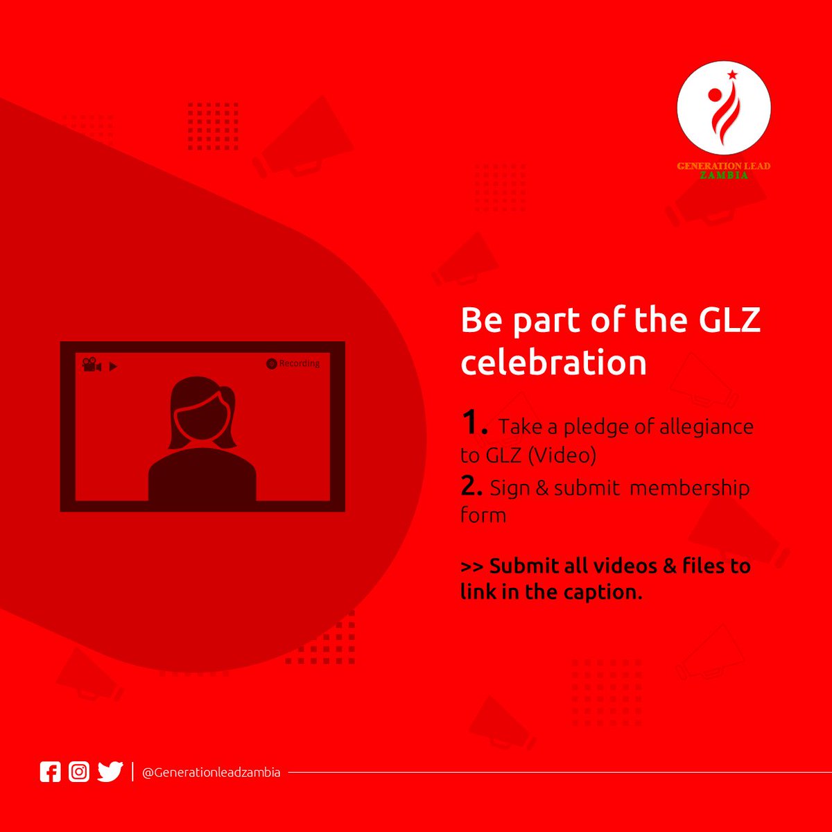 generationleadz's tweet photo. GLZ done month anniversary.
1. Record a video of your pledge (find pledge here: https://t.co/23iVq0cYNq). and, or
2. Sign a membership pledge document. Get document at:  https://t.co/kwqS7OTe9A

Submit Video &amp; documents to: https://t.co/Ip7ZRAwmC0
#glz
#industrialize
#decolonize https://t.co/MtvtyURdEj