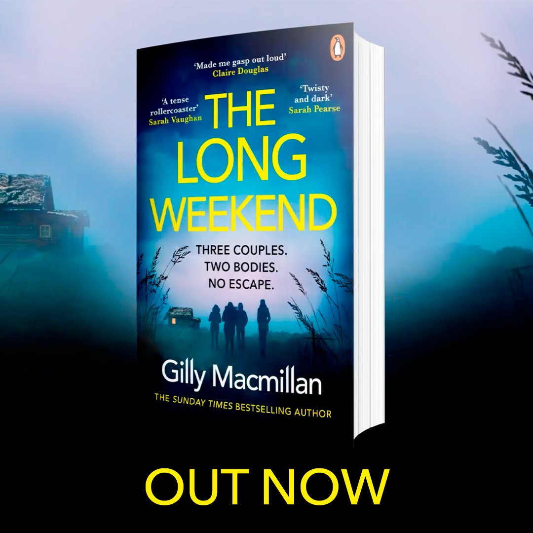 little_wolfsbks's tweet photo. A day late - sorry- but huge congratulations to @GillyMacmillan for the paperback publication of #TheLongWeekend yesterday- an utterly gripping read! Thanks for the giveaway copy @MichaelJBooks - hope its arrived ok @kazlovesbooks1 ! https://t.co/dOx8V5xYsf