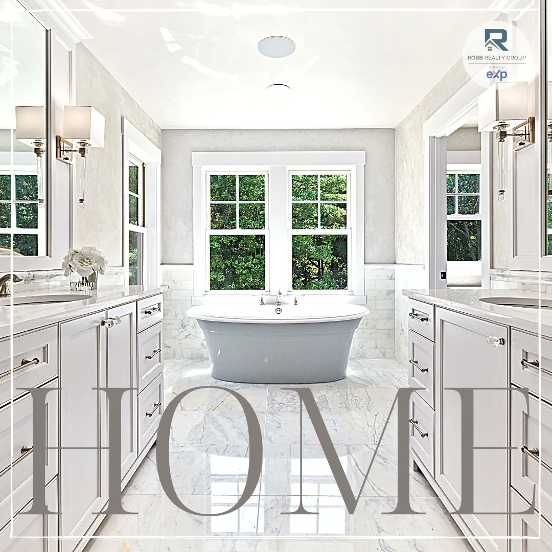 The rooms buyers most closely inspect and judge in a house are the kitchen and master bath. Maximize your time and money on for-sale upgrades by zeroing in on buyer hot spots. Robb Realty Group can evaluate your budget and help you get your home market ready. ️#robbrealtygroup