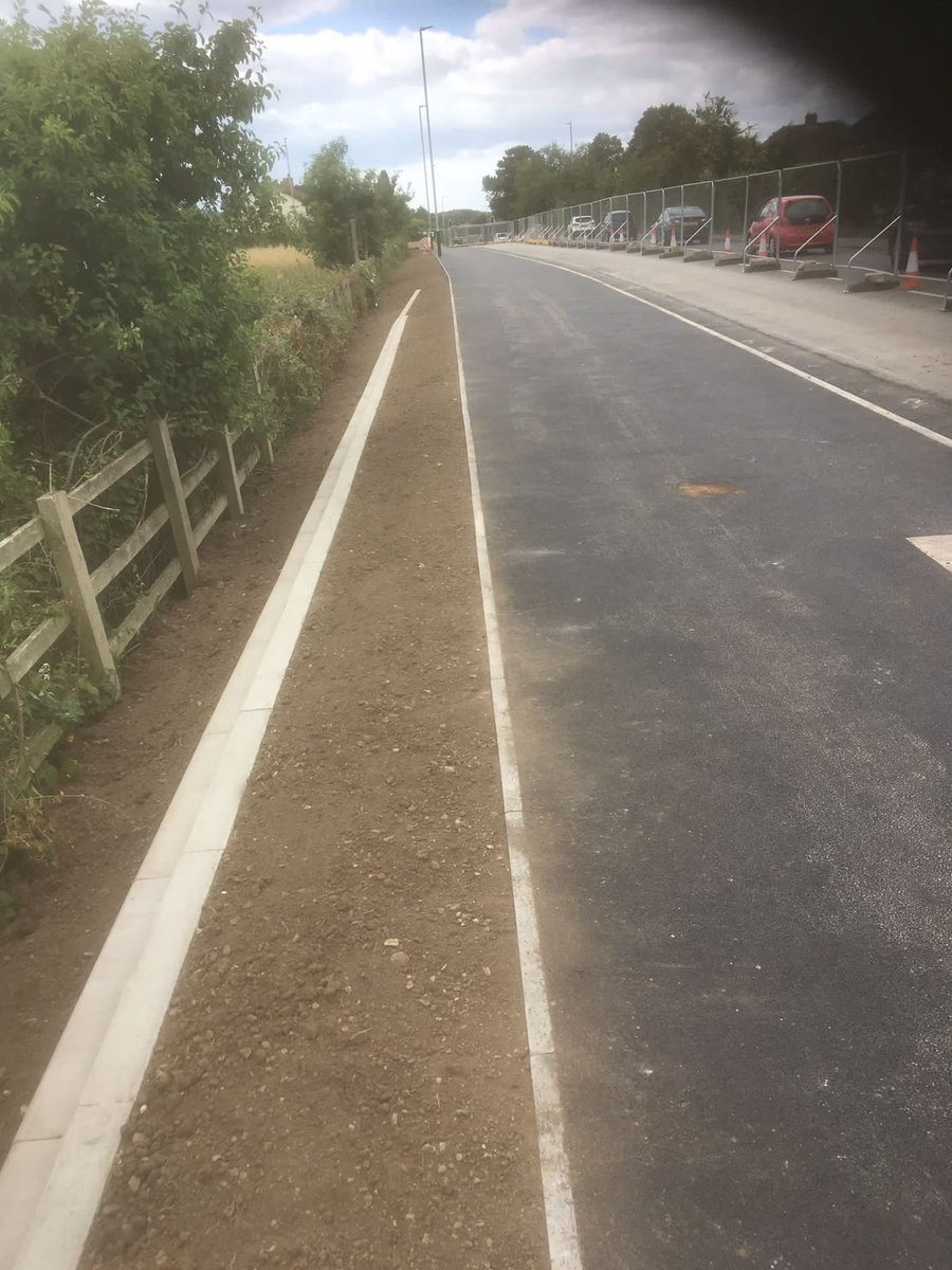 Tarmac, kerbing and topsoil going down on our Cheltenham school 278 project, progressing well and a happy client #278works #highways #civil engineering