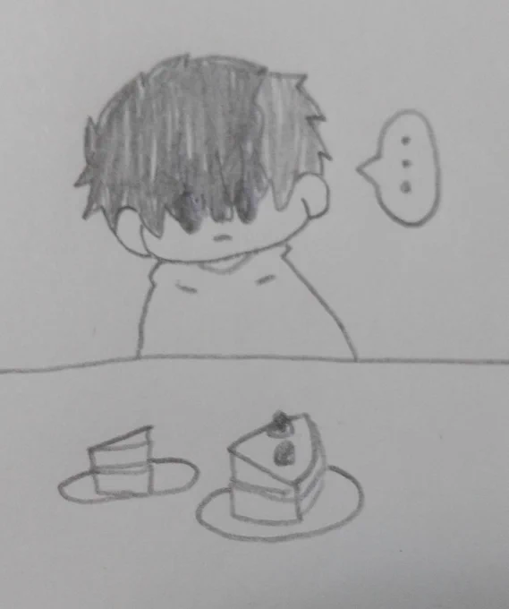 切るのに失敗したケーキを先に選ばせてくれるが明らかに圧がある 