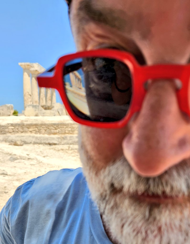 HowieSouthworth's tweet photo. Here are my glasses and nose in #Greece. #yourewelcome #goaboutyourbusiness #travelingwriter #anothertemple https://t.co/3qcBpgrX1w