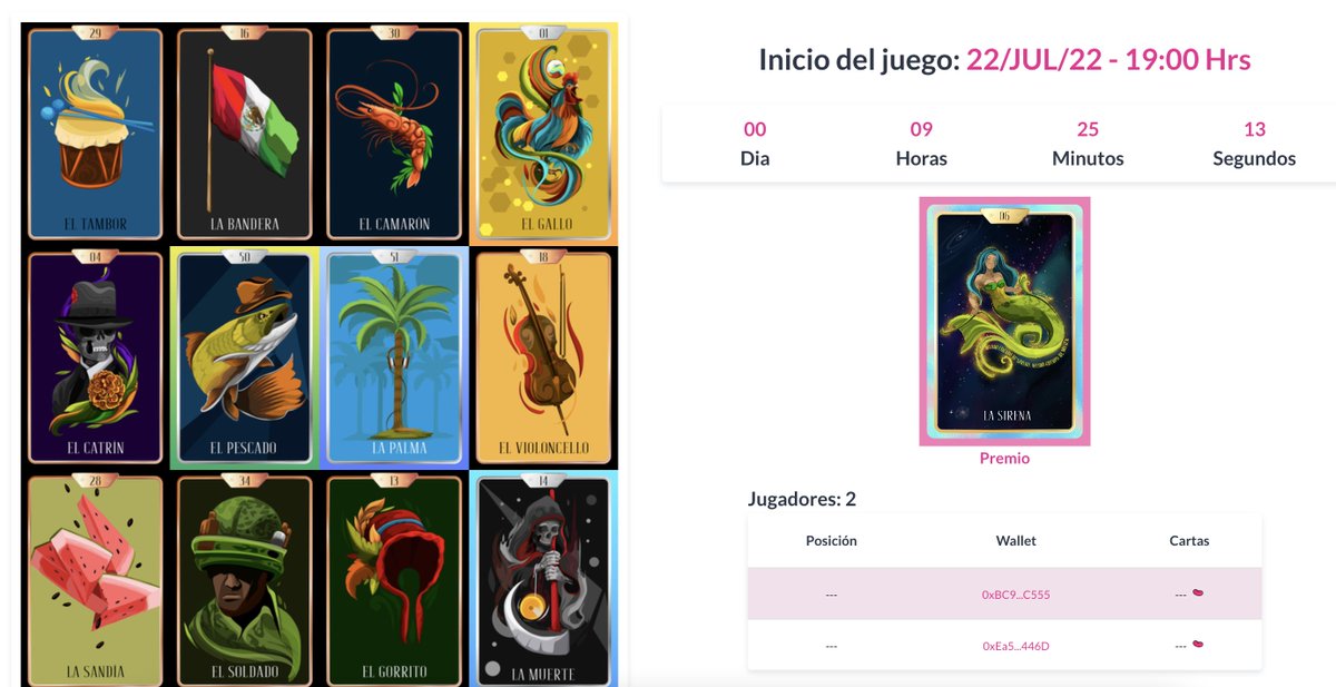 Malix_rc's tweet image. Listos para el juego de hoy de @cryptoloteriamx el premio de hoy es La Sirena del artista @hidroc  #PlayToEarn #NFTs #blockchain #NFTCommmunity