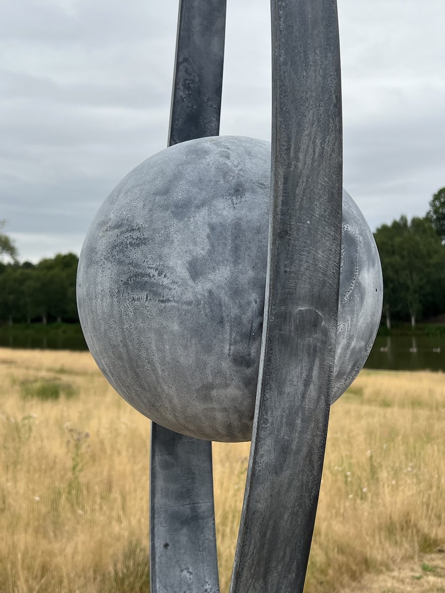 This Summer we recommend a visit to #markshallestate, Essex. With over 2k acres of woodland, it’s stunning! And from 23 Jul-4 Sep, you can also see ‘Sculpture in the Walled Garden’. We have three installations there, including Dragon’s Eye, &amp; Triangulum. #metalart #metalsculpture