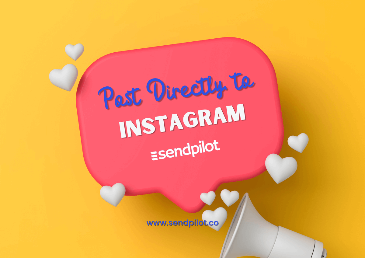 sendpilot's tweet photo. SendPilot 🧡 Instagram 
Now you can compose, schedule and post directly to #Instagram for your brand or your client workspaces in #SendPilot - no other tools or connections needed. 

If you need any help, let us know on live chat and we can assist you in getting set up.  #smm https://t.co/DPOnNY5bny