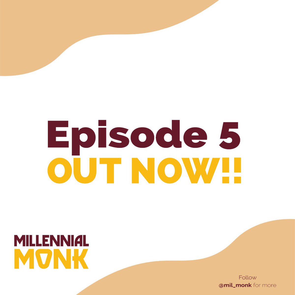 Millennial Monk (@mil_monk) on Twitter photo Episode 5 is out now!
Learn all about 'Wisdom in Love'.
<a href="/puru_ag/">Purushottam Agrawal</a>
Episode out on YouTube.
youtu.be/ge3J-OE3PCY Episode 5 is out now!
Learn all about 'Wisdom in Love'.
<a href="/puru_ag/">Purushottam Agrawal</a>
Episode out on YouTube.
youtu.be/ge3J-OE3PCY