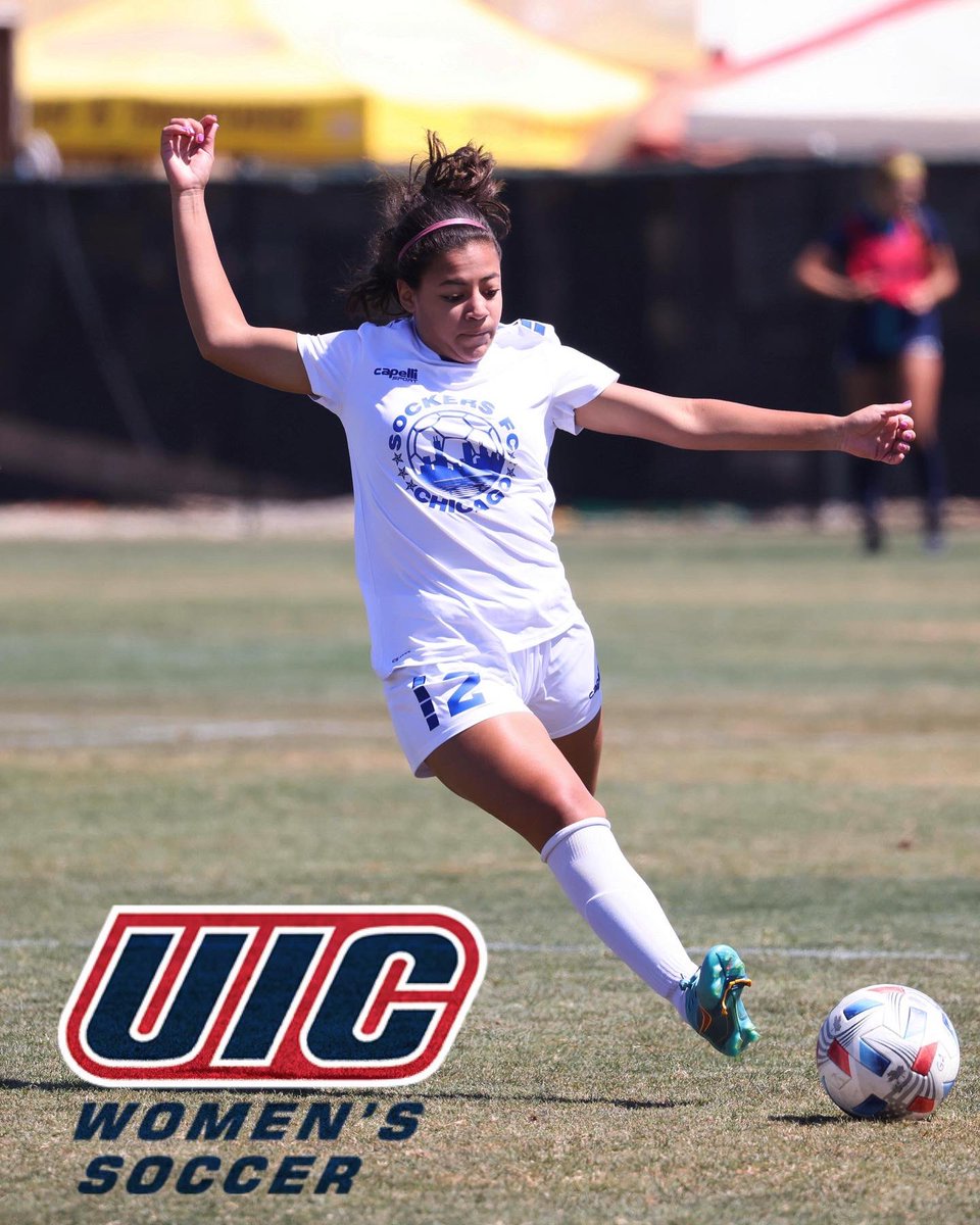 aminamarinn's tweet photo. I am so beyond excited to announce that I have verbally committed to play d1 soccer and continue my education at the University of Illinois - Chicago! Go Flames!! 🔥 #Committed  @UIC_WSOC @DavidANikolic @SFCGirlsAcademy @05Sockers https://t.co/cJeOPy3oGE