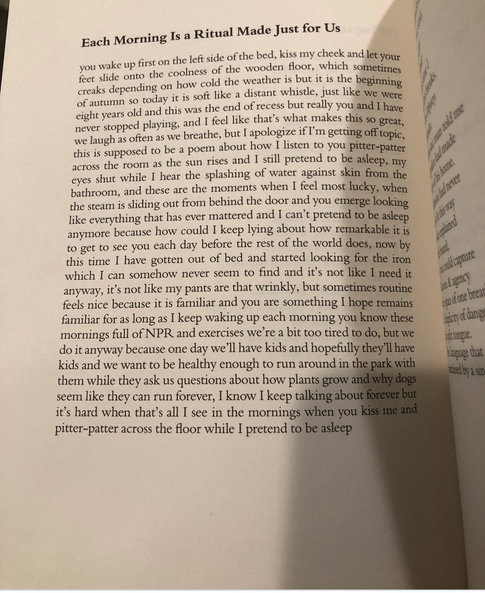 ElizabethHira's tweet photo. That moment when you realize poetry is just the whole world and your breath catches, profoundly, because, what if that’s enough?
By the incomparable @ClintSmithIII https://t.co/3atb6m9FJF