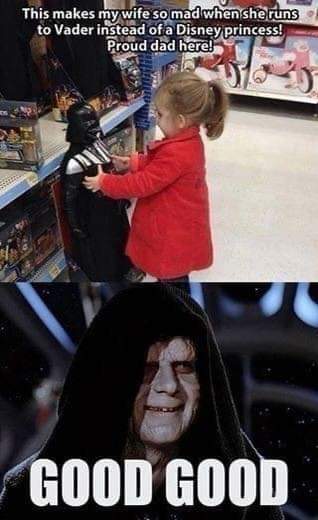 Blackbird80's tweet photo. My daughter in a few years... #ladysith #StarWars #DarthVader https://t.co/K3bYOnJssE