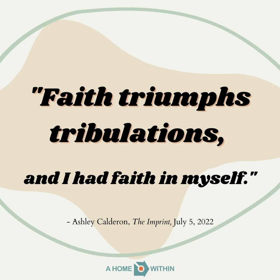 Ashley Calderon's story that she shared in <a href="/TheImprintNews/">The Imprint</a> is inspiring us this Friday afternoon. Read the full article, "How to Break Past Trauma", here: buff.ly/3zmnd7y! 

#ahomewithin #foster #fostercare #fosteryouth #mentalhealth #volunteer #therapy #therapist