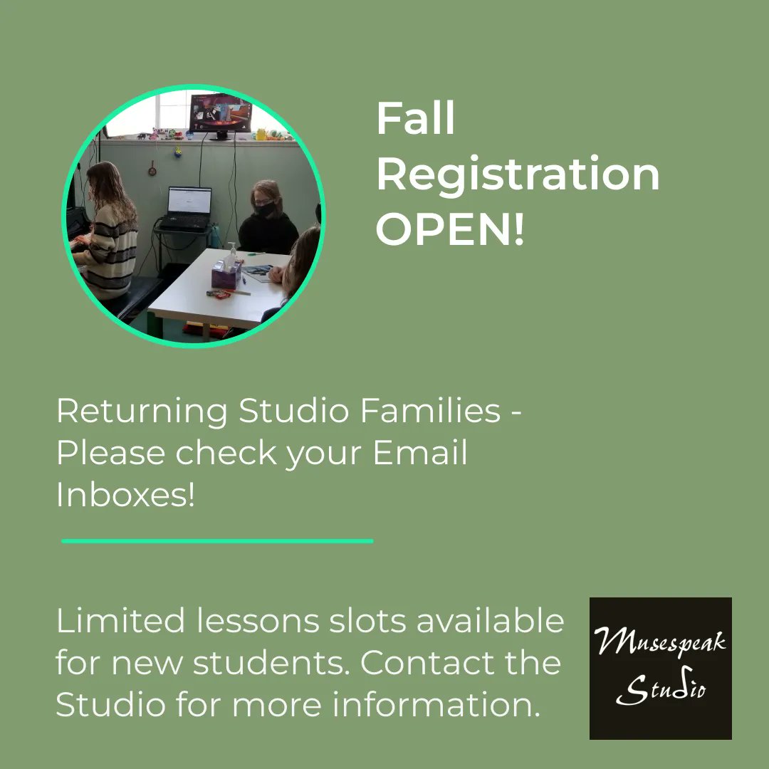 themusicalmuse's tweet image. Fall Registration is OPEN. Contact the Studio today for piano and/or theory lessons. Link in bio. #pianolessons #theorylessons #yycpianolessons #yyctheorylessons #onlinemusiclessons #onlinepianolessons