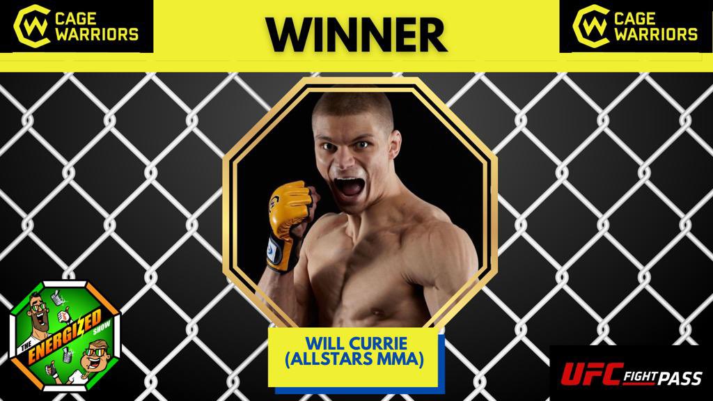 Energized_Show's tweet photo. Will βDragoβ Currie gets the unanimous decision win in London π
#WillCurrie #Cagewarriors #CW141 #CWLondon #MMA #UFCFightPass #EnergizedShow https://t.co/itdqGgfn7V