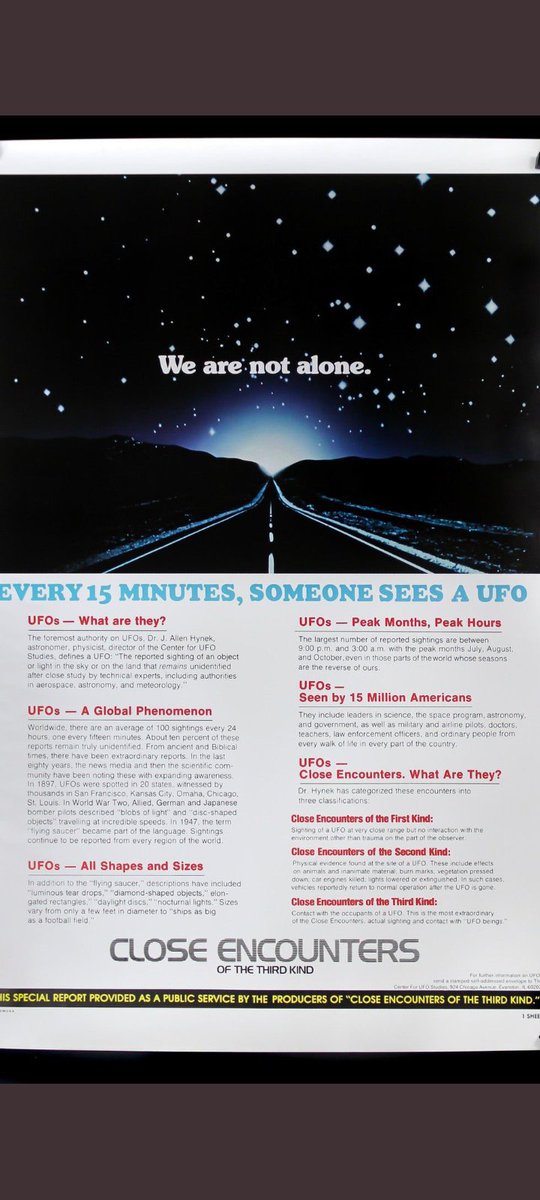 ParanormalBlip's tweet photo. NEW EPISODE!
Close Encounters of the Third Kind
An in-depth review of the classic film, @LiberationTimes on UAPs & James Iandoli's amazing interview with @TTSAcademy's Jim Semivan.
Spotify
https://t.co/waqtcScrow
Apple
https://t.co/3WZwejyJYo
#ufotwitter #CEOT3K #uaptwitter https://t.co/3bK9FFEUWl