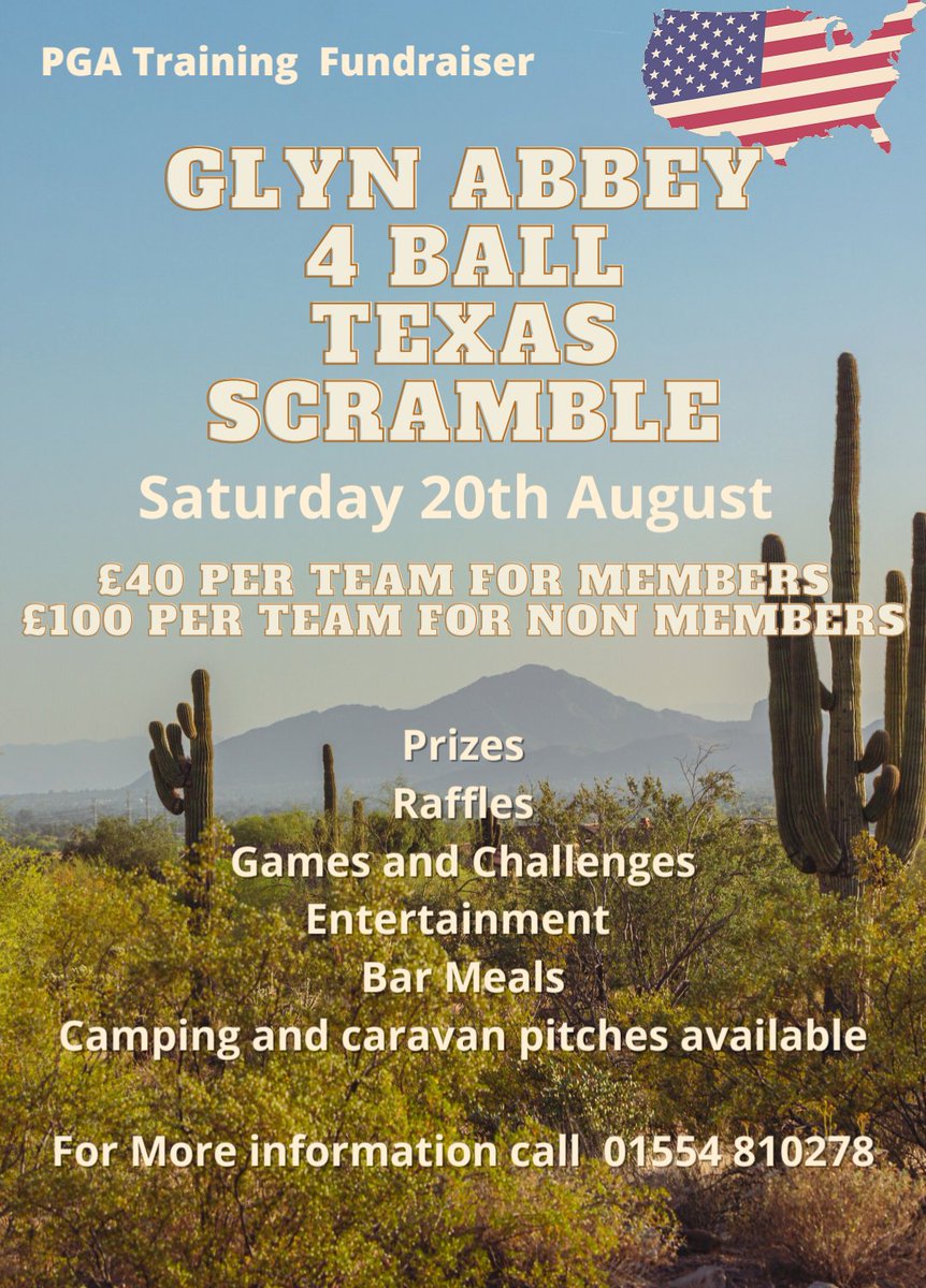 GlynAbbeyGC's tweet photo. Date for your diary! #texasscramble https://t.co/ZEyLroicDT