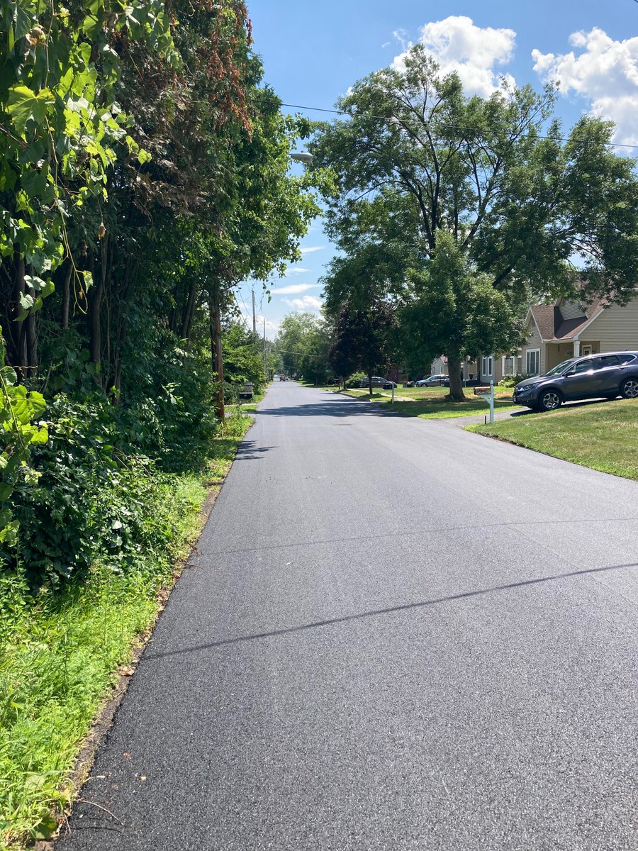SaratogaDPW's tweet photo. DPW paved Doten Avenue, East Broadway, Glenmore Avenue, and West Circular Street (ext)., this week. Excellent job by the work force  during the extraordinary heat. Kudos for a job well done! https://t.co/K8vAjw0TdM