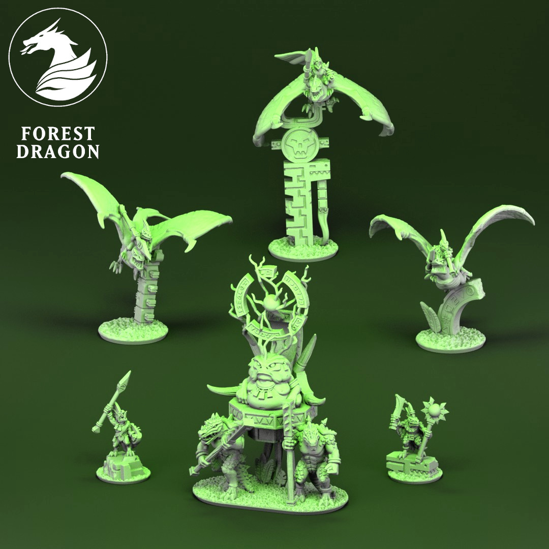 📢 GOOD NEWS! Here's what we've got coming for August 2022 📢

The Reptilian army will be joined by a selection of mighty heroes and a unit of terrifying flyers 🪶

Available in the Glade Denizen ($5) tier and up on our <a href="/patreon/">Patreon</a> page (link in bio) from August 2 🥳