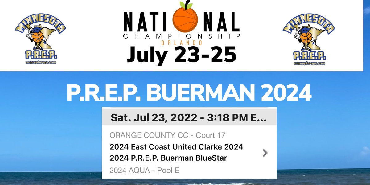 TeamBuerman's tweet photo. Game 1 of Nationals!!!   @MNPREPhoops2013 @GMacHoops @JrAllStarMN https://t.co/tS0oE2Wc3V