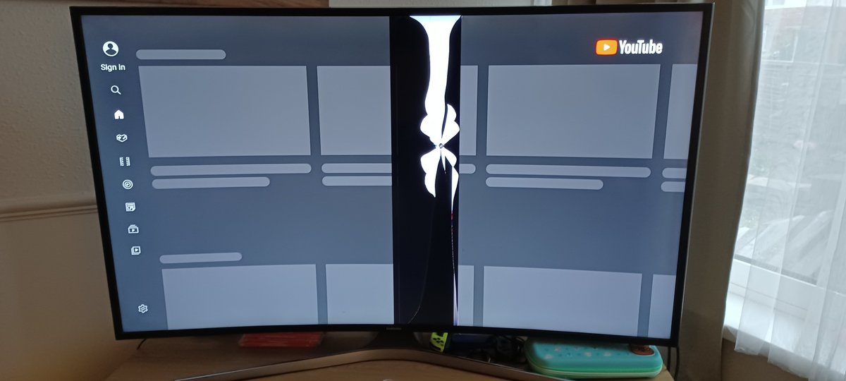 massive thanks to the demon child! if nothing else can be taken from this he's got a bloody good throwing arm..... R.I.P TV, taken far to soon by a flying hairbrush!!