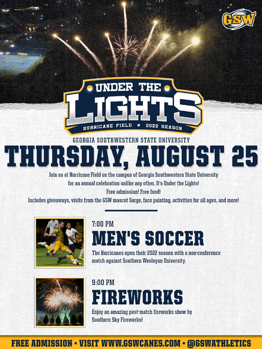 GSWAthletics's tweet photo. Hard to believe this splendid evening is less than 5 weeks away! 🤯

 ⚽️+🍔+🥤+👕+🎨+🎆 https://t.co/cJf7qbczAo