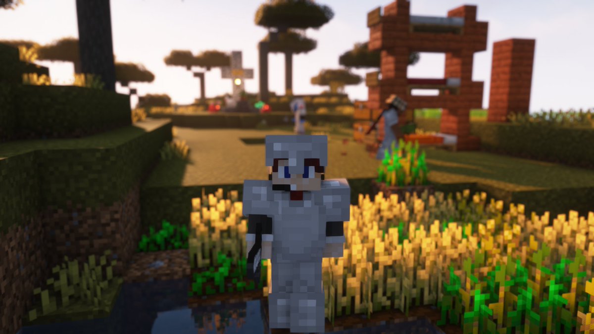 ItsGraffitzi's tweet photo. The second drippiest man in Minecraft, after me of course. He got stranded lol. https://t.co/wMjc2VOkMF