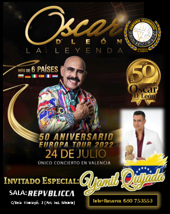 #concierto #valencia #oscardleon #yamilquijada
CORRE A POR TU ENTRADA!
