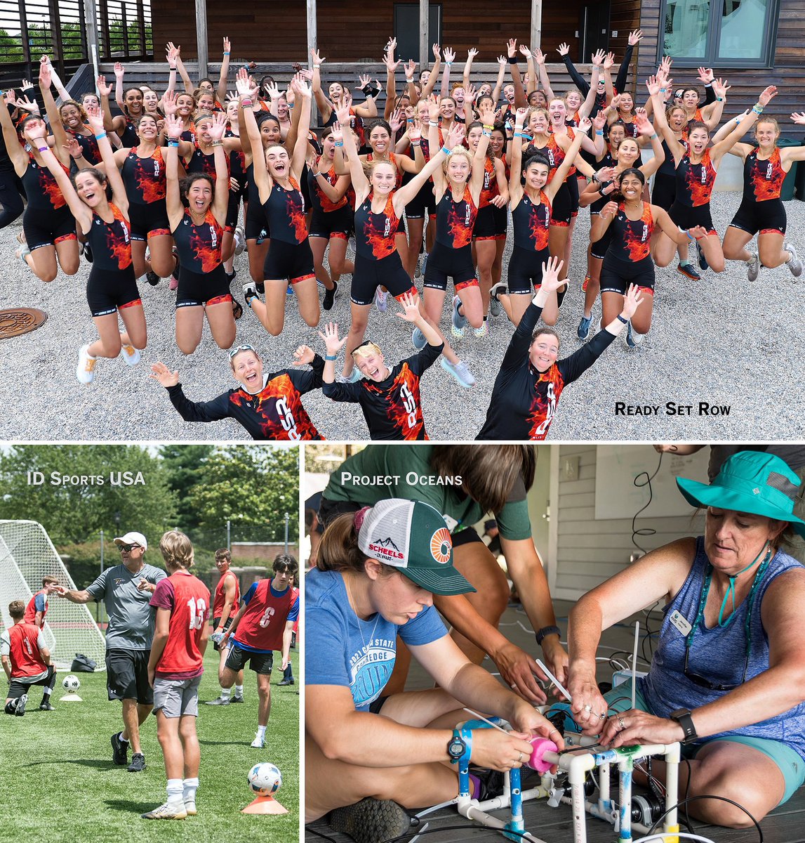 washcoll's tweet photo. A glimpse at some of the spectacular conferences, programs and camps that have taken place at Washington College (so far) this summer!
#ReadySetRow #IDSportsUSA #ProjectOceans https://t.co/zwz44NVthk