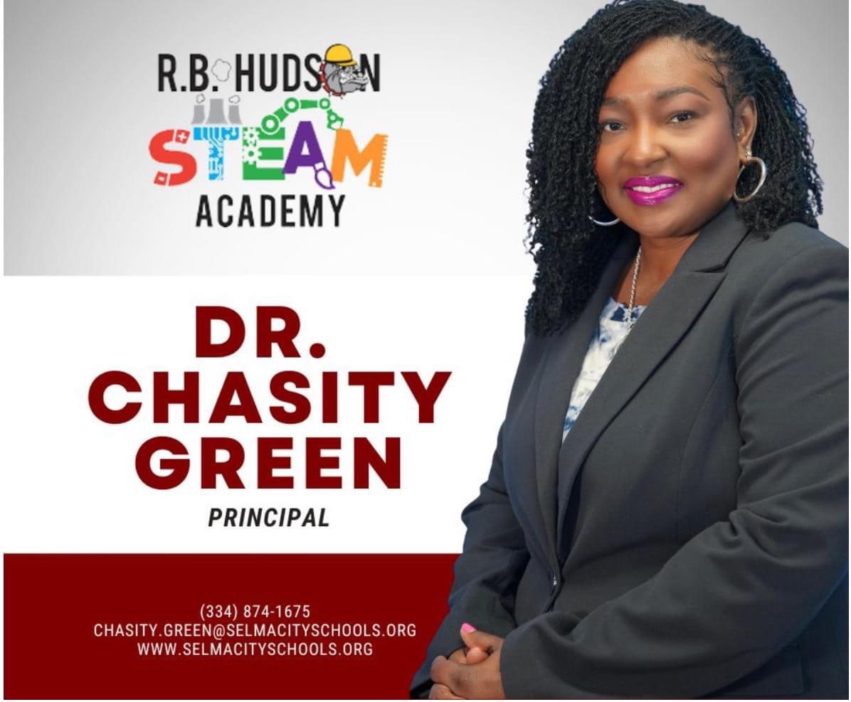 R. B. Hudson STEAM Academy (@r_b_hudson) on Twitter photo Please join us in welcoming Dr. Chasity Green to our Hudson Family! #TeamHudson #TeamSelmaConnected <a href="/SelmaSchools/">Selma City Schools</a> Please join us in welcoming Dr. Chasity Green to our Hudson Family! #TeamHudson #TeamSelmaConnected <a href="/SelmaSchools/">Selma City Schools</a>