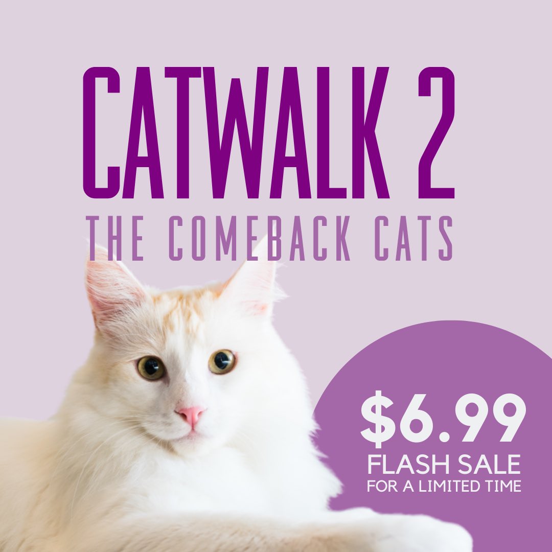 Catwalk_doc's tweet photo. For a limited time only!! Pre-order Catwalk 2 on iTunes during our flash sale!! Click the link in bio 😻 #Catwalk2 https://t.co/eyWwSourOz