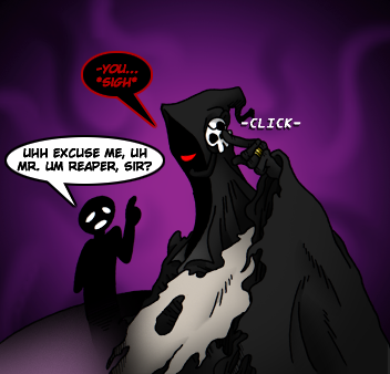 HSDeathParty's tweet photo. HSDP: 2-34b
#HighSchoolDeathParty #horror #darkhumor #RidleyMuertis #GrimReaper https://t.co/h2zzfPss4T